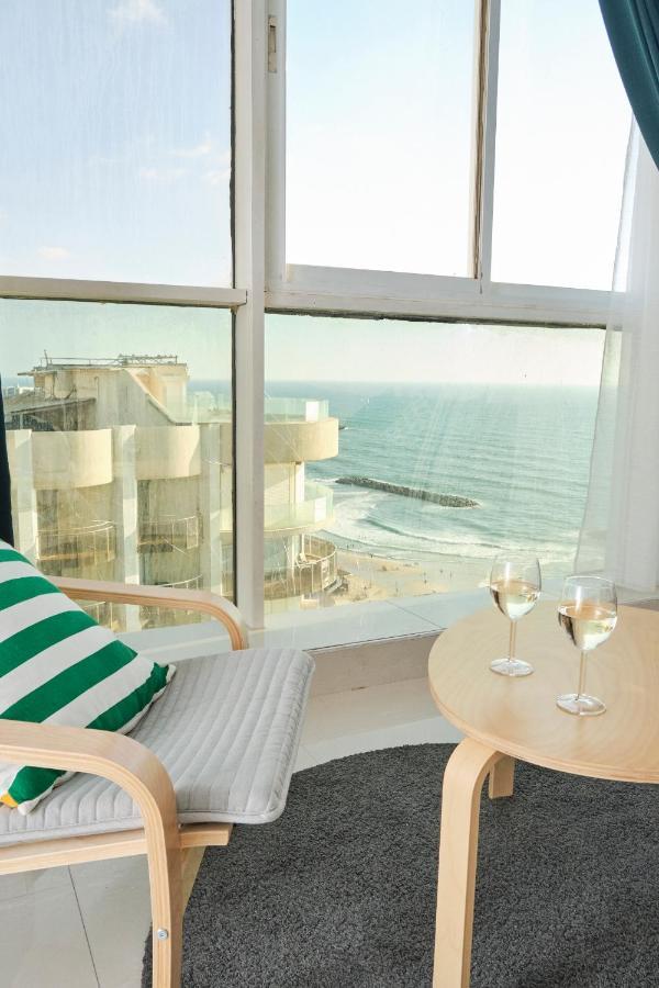 Ferienwohnung Sunny Sea View Studio Herzelia Exterior foto