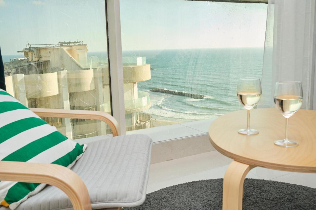 Ferienwohnung Sunny Sea View Studio Herzelia Exterior foto